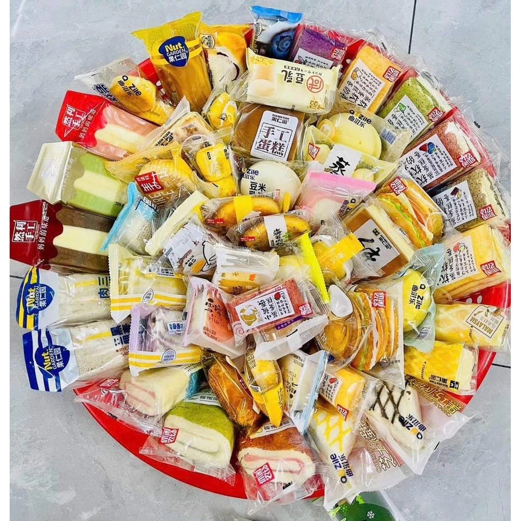 Bánh mix Đài Loan 500g: Đa dạng vị ngon, bông lan đa dạng