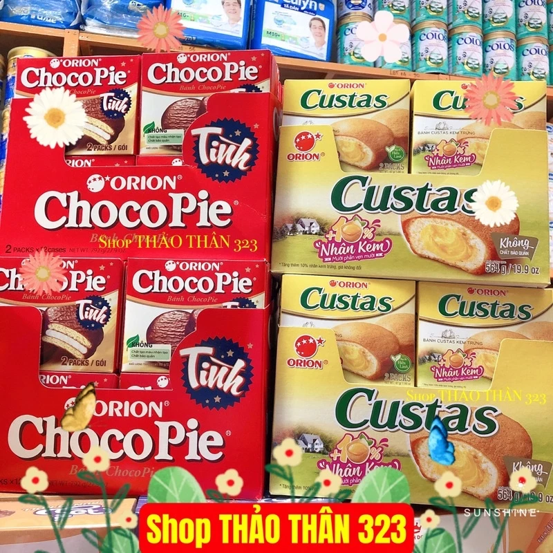 Bánh Orion ChocoPie, Custas và Malle Hạnh Nhân – Mua Ngay Tại Đây!