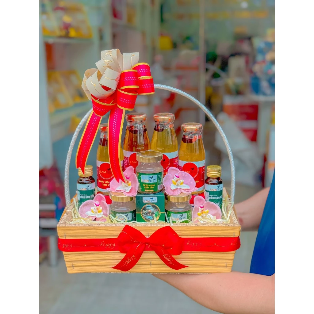 Mua ngay! Giỏ quà 8/3, 20/10, 20/11, sinh nhật yến sào Lamnest