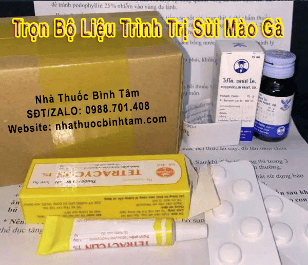 Mua Podophyllin 25 tại Quảng Trị để chữa sùi mào gà hiệu quả