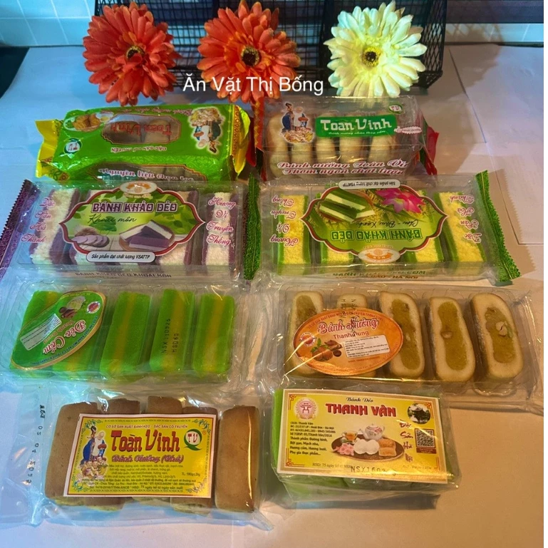 Những loại bánh ngon dành cho tuổi thơ: bánh nướng, bánh dẻo, bánh khảo
