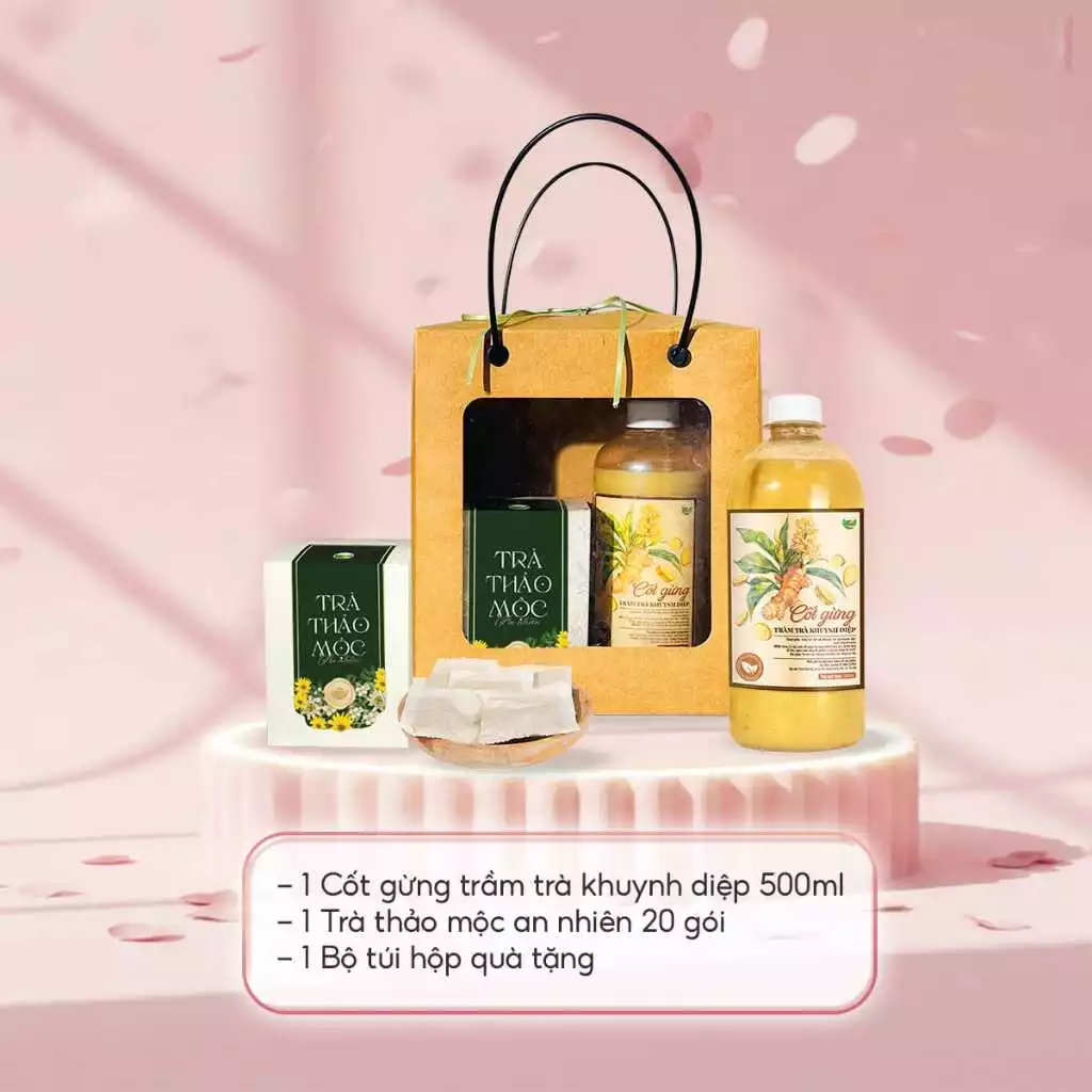 Quà tặng sức khỏe cho ngày 8/3: Trà lạc tiên và cốt gừng ngâm chân