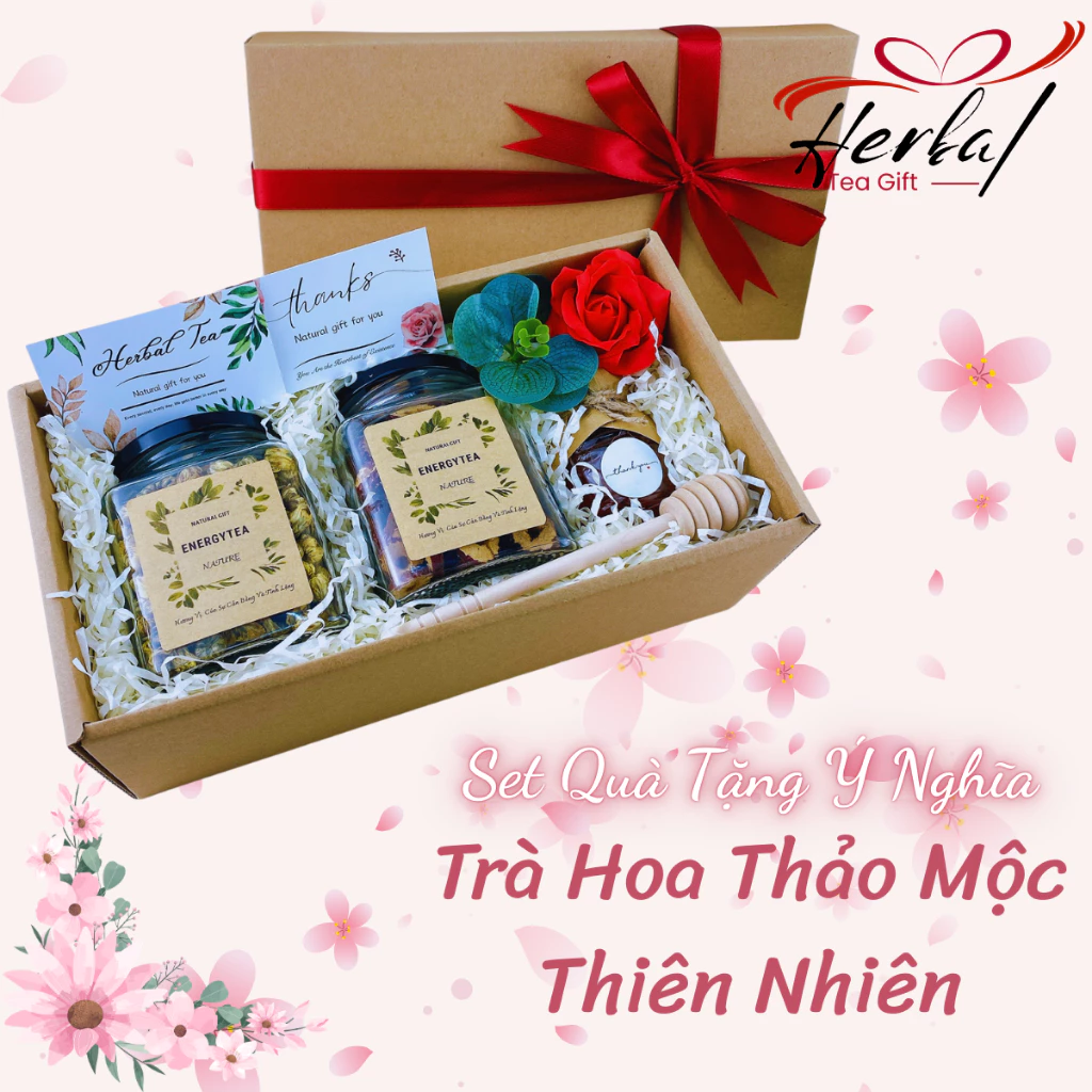 Quà Tặng Trà Hoa Thảo Mộc HERBAL TEA GIFT – Ý Nghĩa, Sang Trọng cho Mẹ và Thầy Cô
