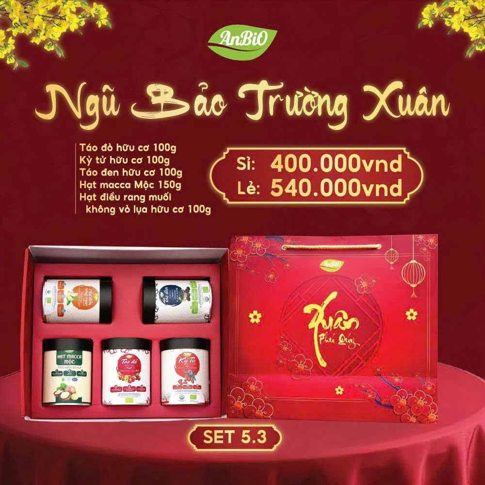 Quà Tết: Set quà tặng hộp ý nghĩa, sản phẩm hữu cơ tốt cho sức khỏe