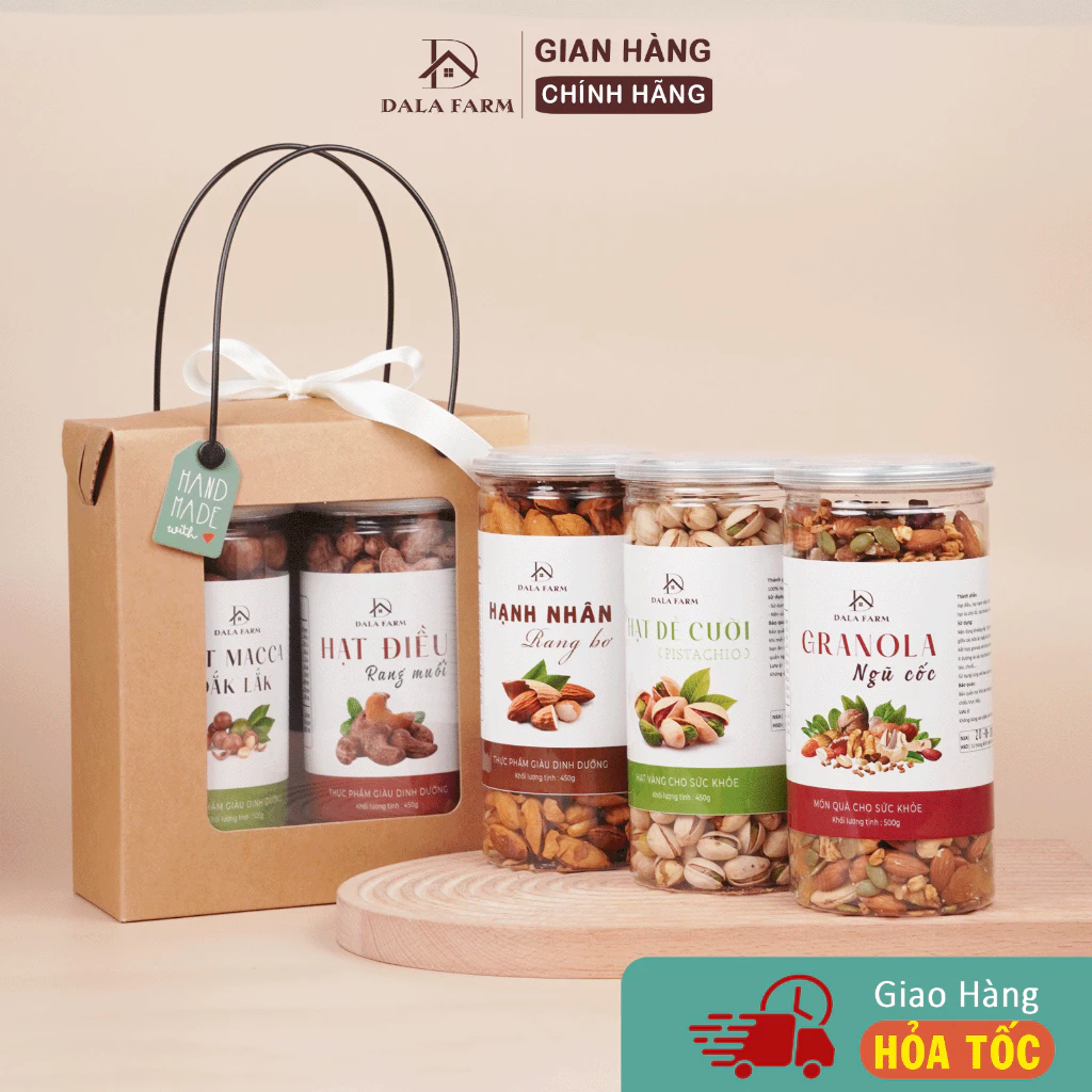 Set quà tặng DALA: Tặng thiệp miễn phí, set quà theo yêu cầu