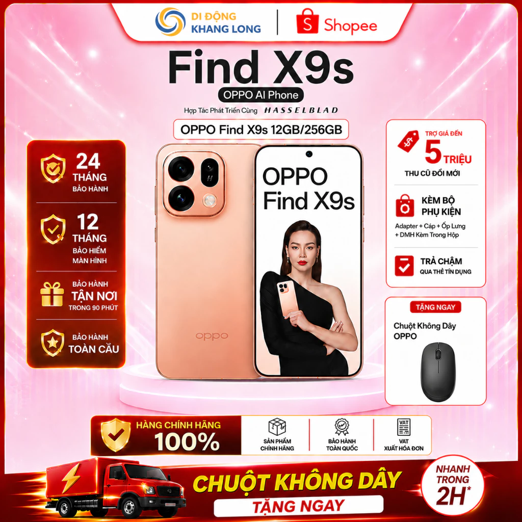 Điện Thoại OPPO Find X9s 12GB/256GB – Hàng chính hãng.